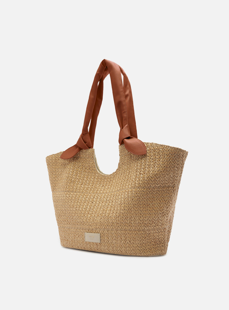 Carmela Large Leather Shopping Bag Handbags U/26