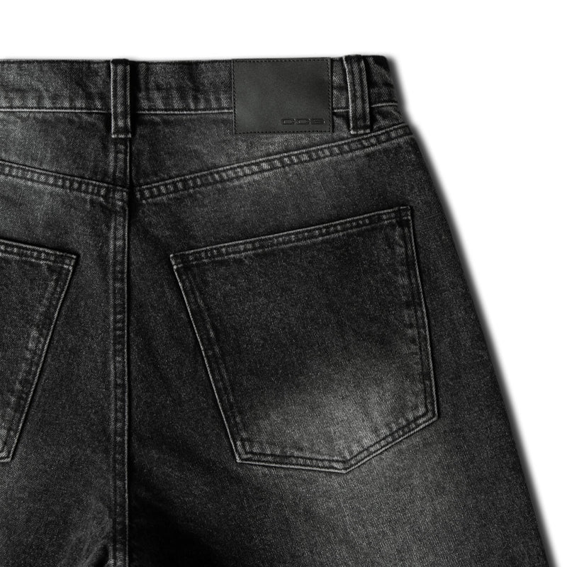 CCS Baggy Straight Denim Jeans - Pavement Black