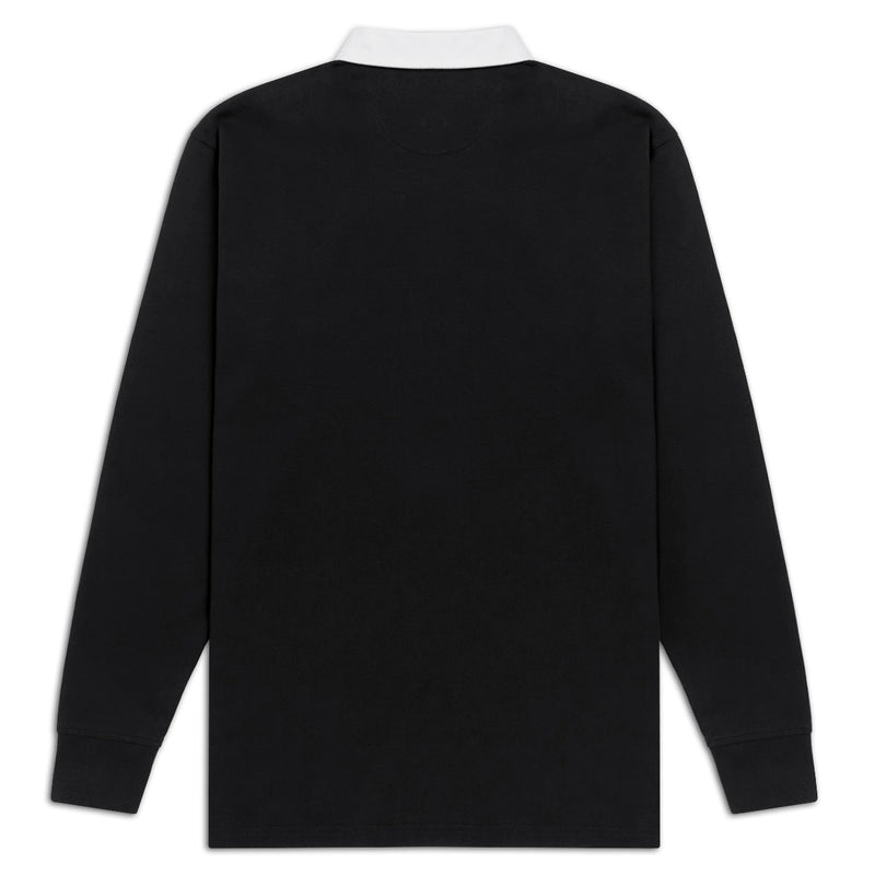 CCS Catalog Embroidered Rugby Shirt - Black