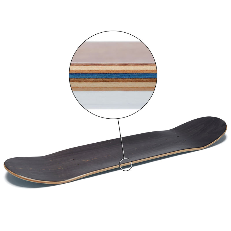 CCS Leopard Embossed Mini Skateboard Complete - Brown