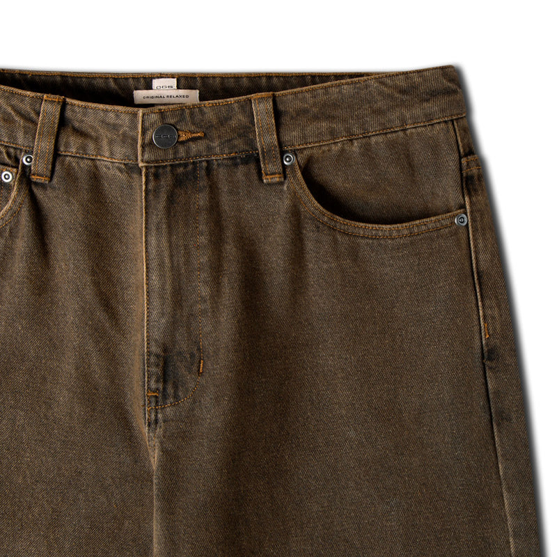 CCS Original Relaxed Denim Jeans - Acid Brown