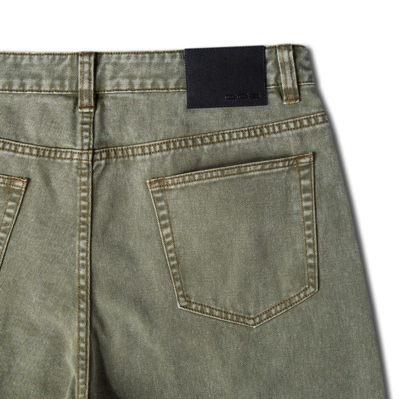 CCS Original Relaxed Denim Jeans - Faded Olive