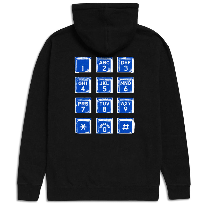 CCS Phone Zip Hoodie - Black
