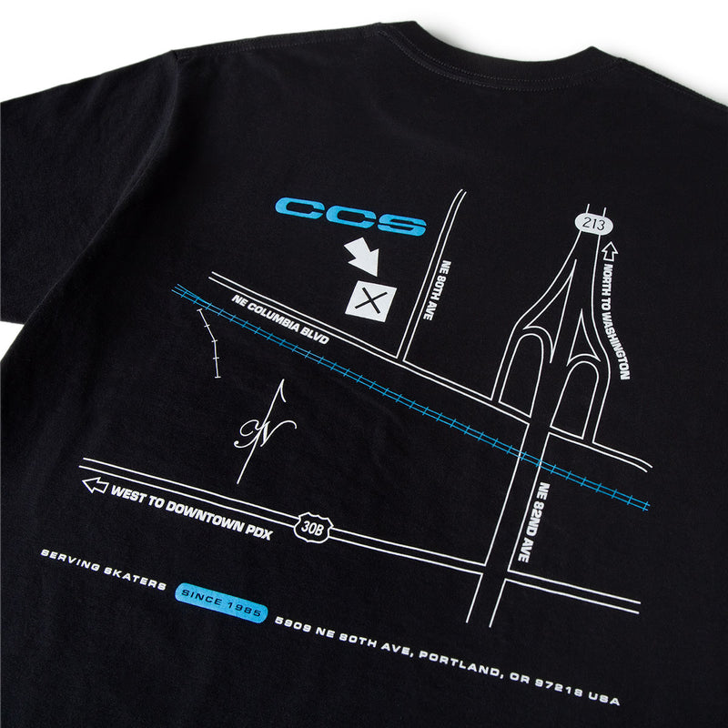 CCS Portland Shop T-Shirt - White/Blue
