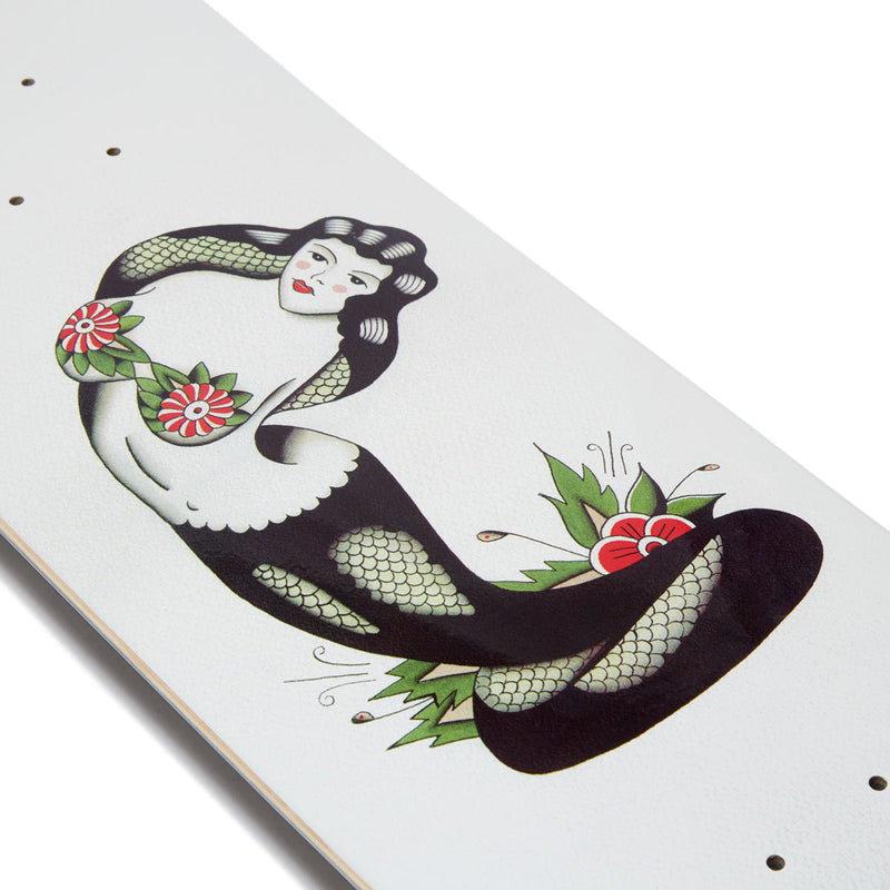 CCS x Tyler Quigley Cobra Woman Skateboard Complete - White