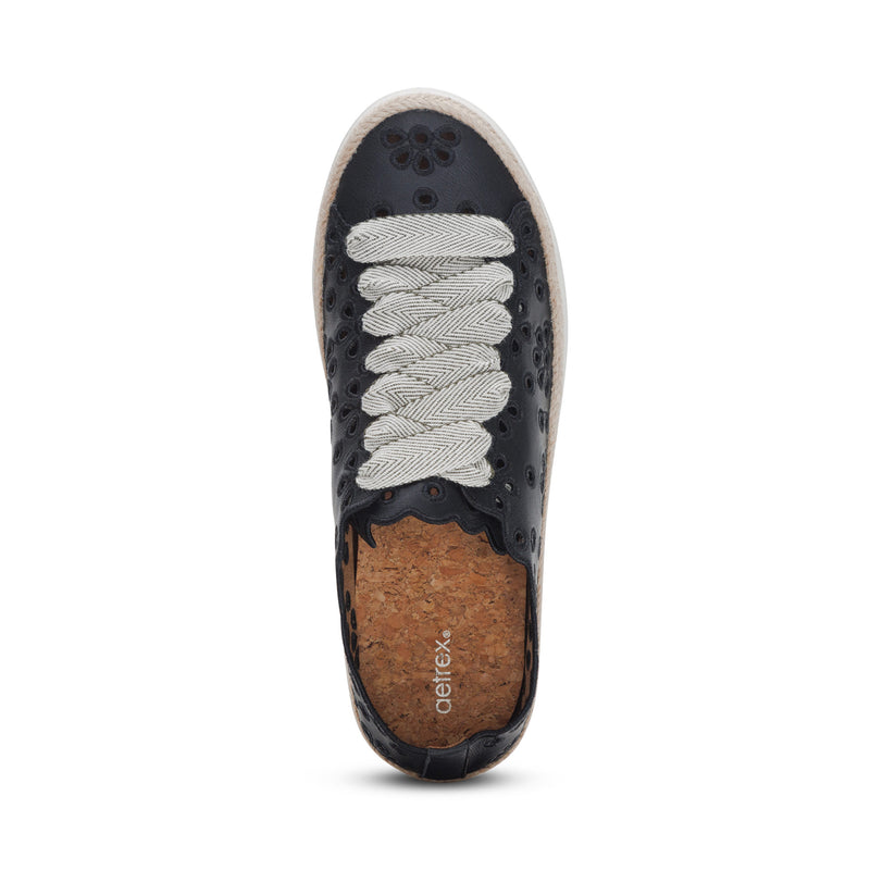 Charlotte Lace Up Sneaker #color_black