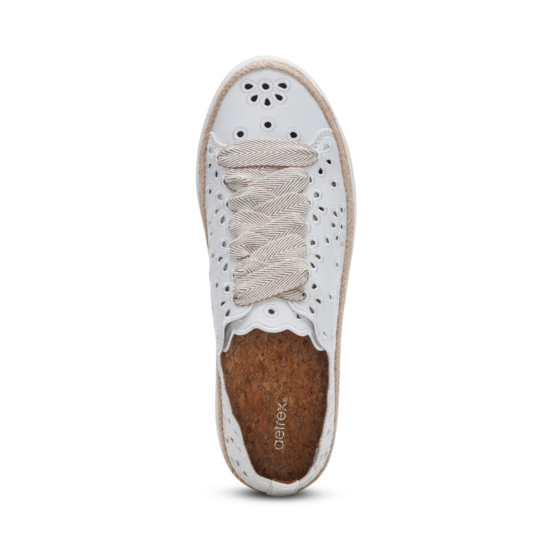 Charlotte Lace Up Sneaker #color_white
