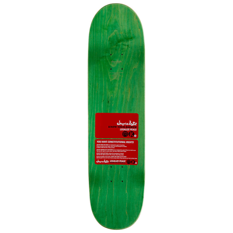 Chocolate Herrera Know Your Rights Skateboard Deck - 8.375"