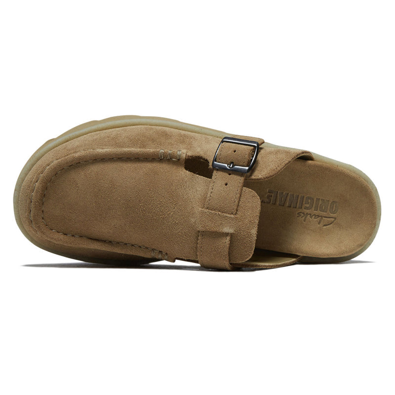 Clarks Meare Mocc Shoes - Sand Suede