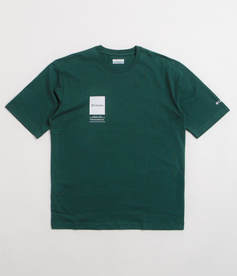 Columbia Barton Springs II Graphic T-Shirt in Midnight Teal