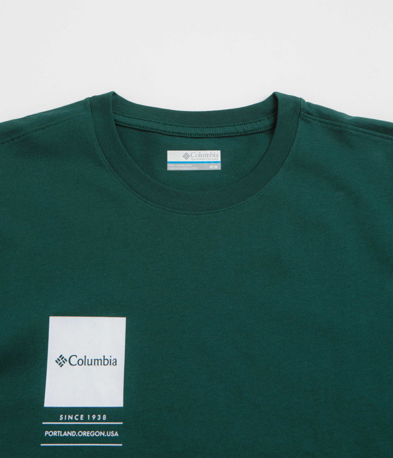 Columbia Barton Springs II Graphic T-Shirt in Midnight Teal