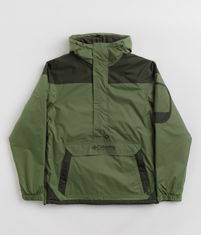 Columbia Challenger II Insulated Pullover Jacket in Canteen and Greenscape