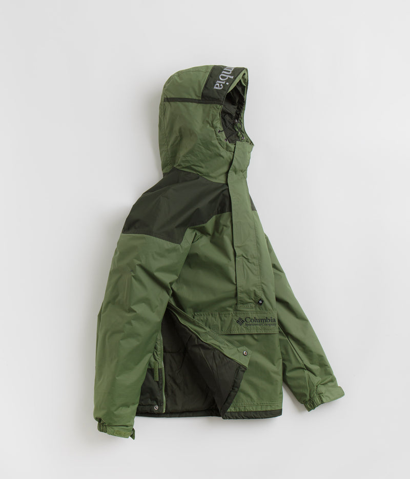 Columbia Challenger II Insulated Pullover Jacket in Canteen and Greenscape