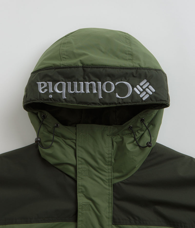 Columbia Challenger II Insulated Pullover Jacket in Canteen and Greenscape