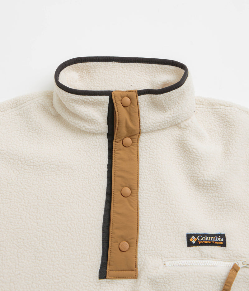 Columbia Helvetia II Half Snap Fleece in Chalk