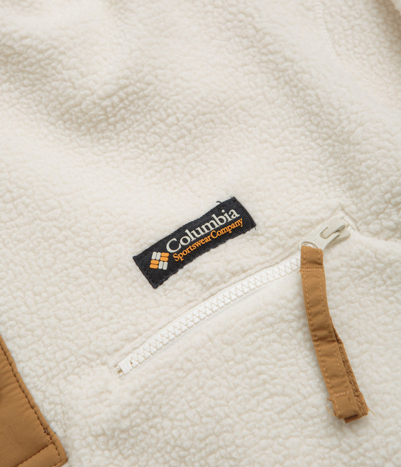 Columbia Helvetia II Half Snap Fleece in Chalk