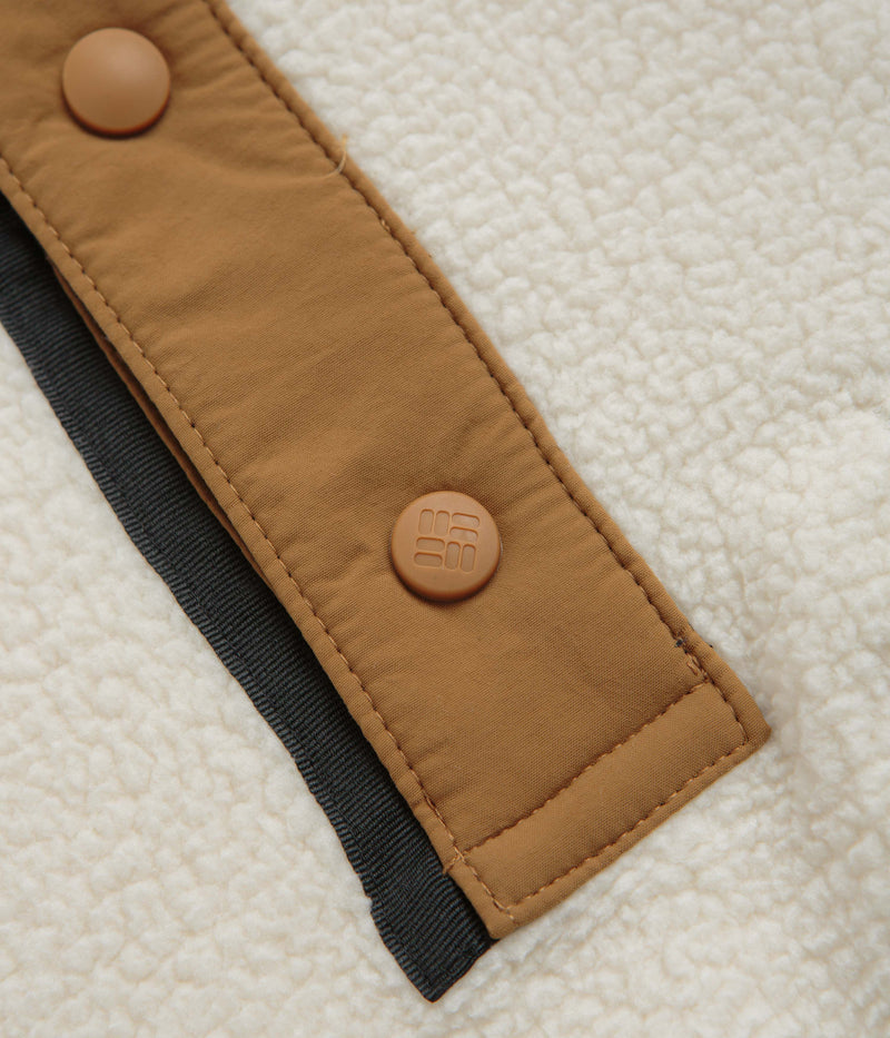 Columbia Helvetia II Half Snap Fleece in Chalk