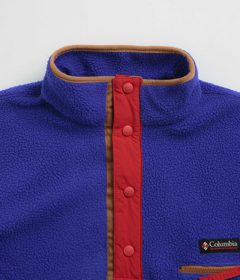 Columbia Helvetia II Half Snap Fleece in Clematis Blue