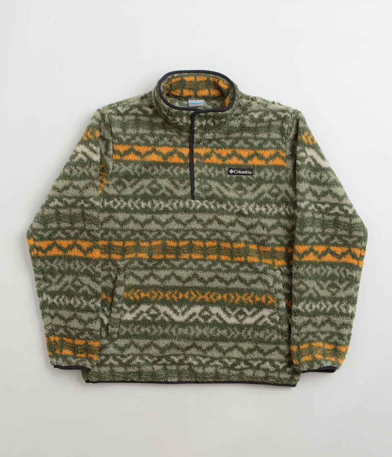 Columbia Rugged Ridge Half Snap Fleece in Canteen Madras Multi
