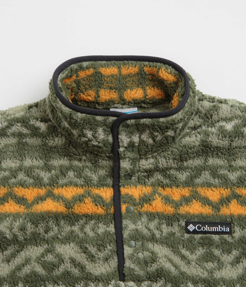 Columbia Rugged Ridge Half Snap Fleece in Canteen Madras Multi