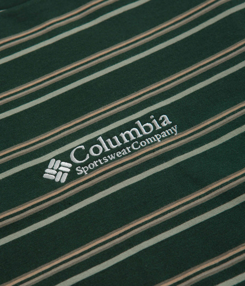 Columbia Somer Slope Striped T-Shirt in Spruce