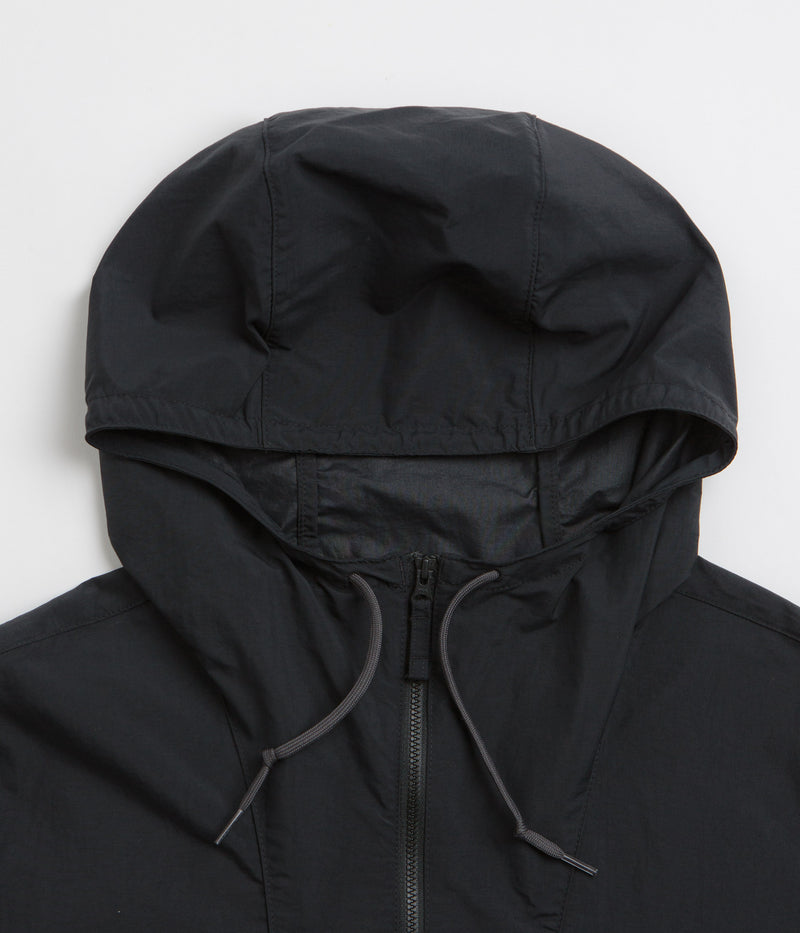 Columbia Spire Valley Hooded Windbreaker Jacket in Black and Shark