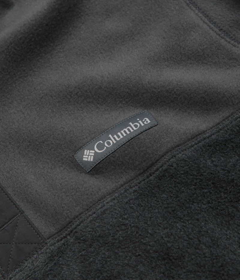 Columbia Steens Mountain II Half Snap Fleece in Charcoal Heather and Shark