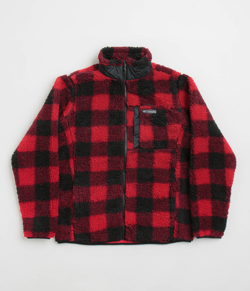 Columbia Winter Pass II Printed Fleece in Mountain Red Check