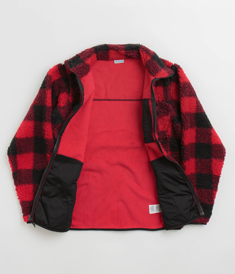 Columbia Winter Pass II Printed Fleece in Mountain Red Check