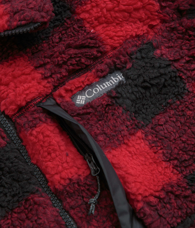 Columbia Winter Pass II Printed Fleece in Mountain Red Check