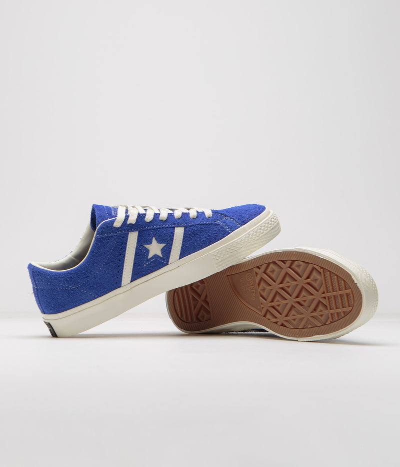 Converse One Star Academy Pro Ox Shoes in Blue and Egret / Egret