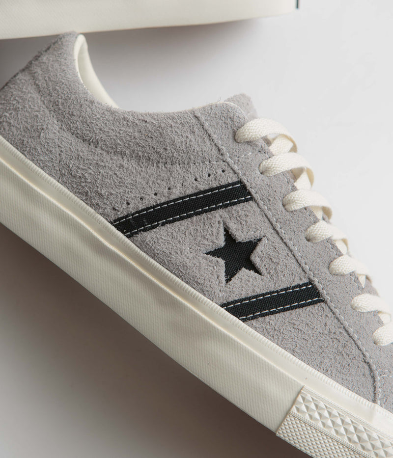Converse One Star Academy Pro Ox Shoes in Totally Neutral and Black / Egret