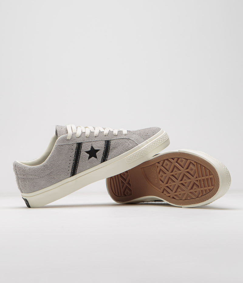 Converse One Star Academy Pro Ox Shoes in Totally Neutral and Black / Egret