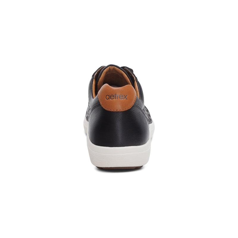 Courtney Lace-up Sneakers #color_black-cutout