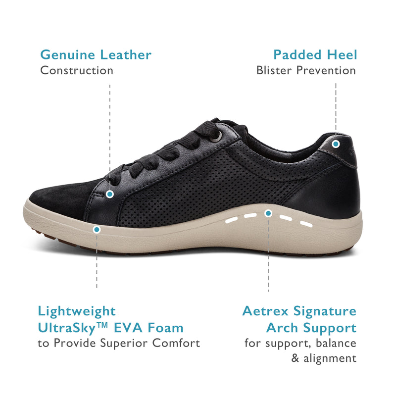 Courtney Lace-up Sneakers #color_chalk