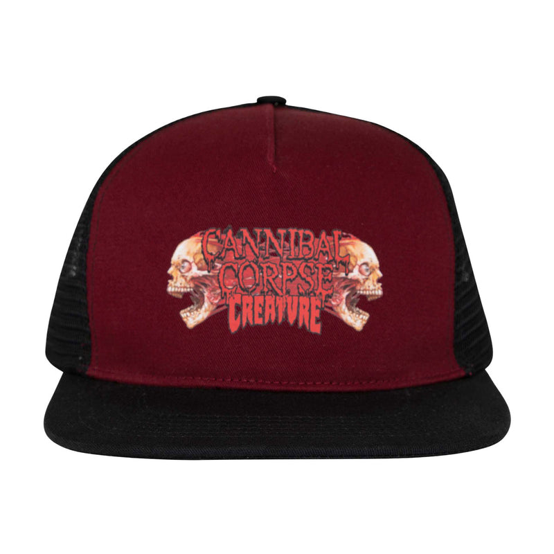 Creature x Cannibal Corpse Snapback Hat - Cardinal