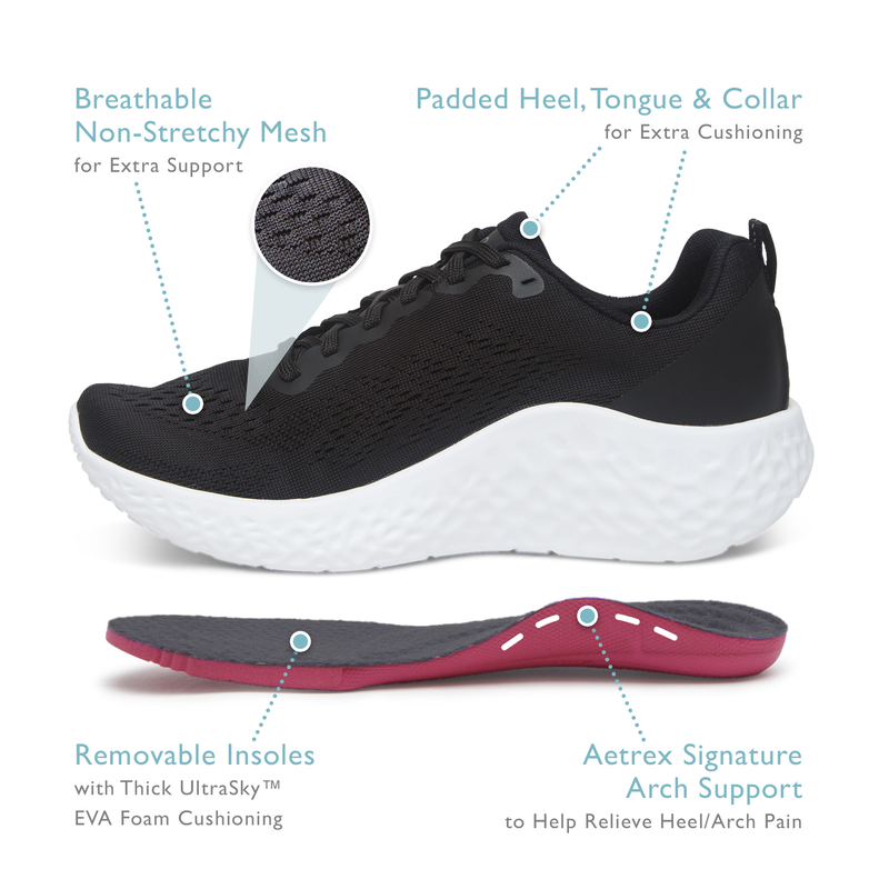 Danika Arch Support Sneaker #color_light-grey