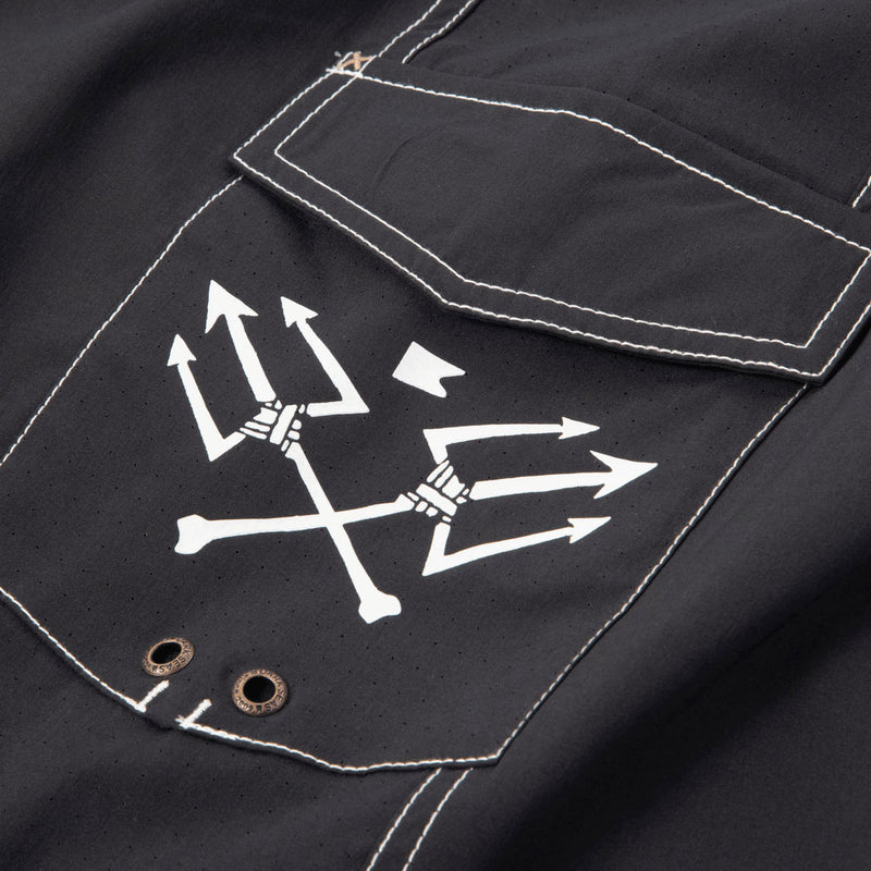 Dark Seas Windward Boardshorts - Black