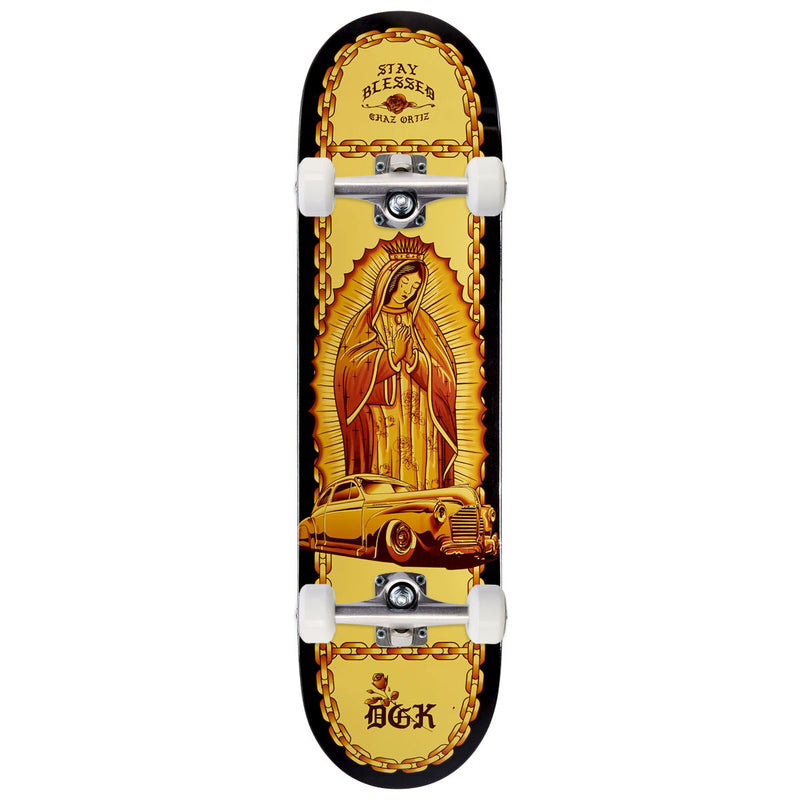 DGK Lo-Side Ortiz Skateboard Complete - Dipped - 8.10"