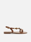 Diana Leather Flat Sandal Flats U/26