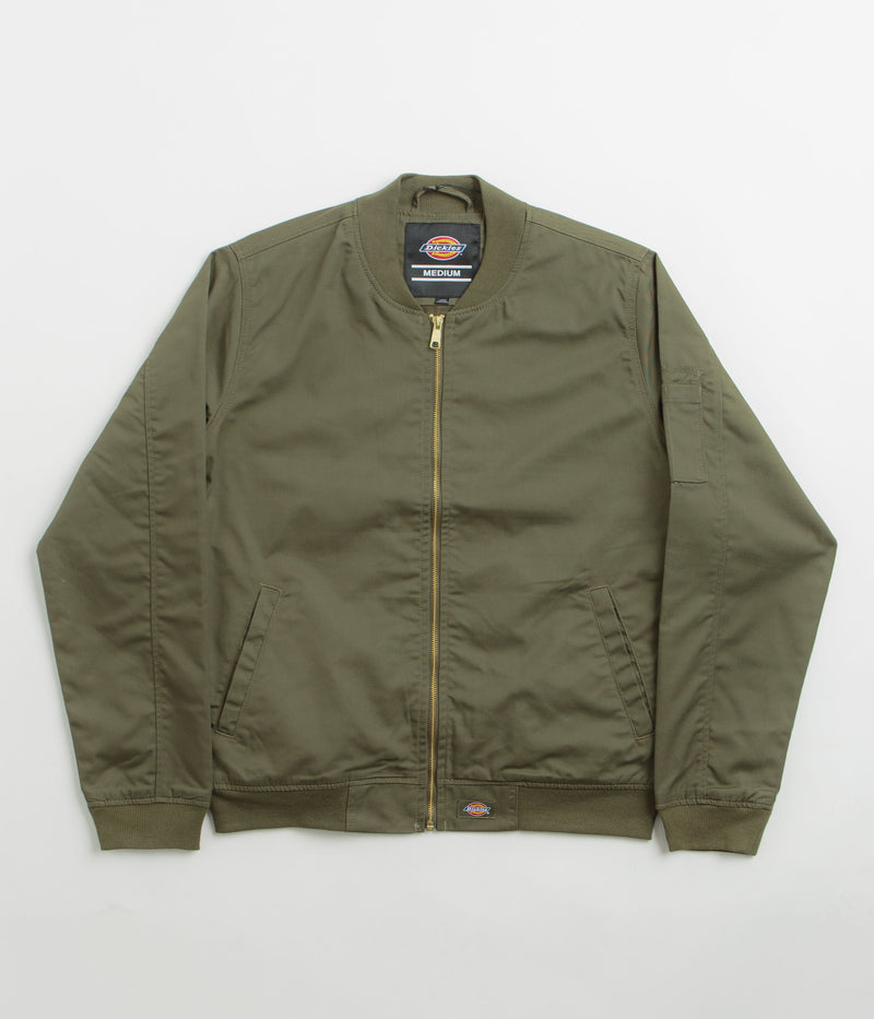 Dickies Hughson Jacket in Dark Olive and Dark Olive