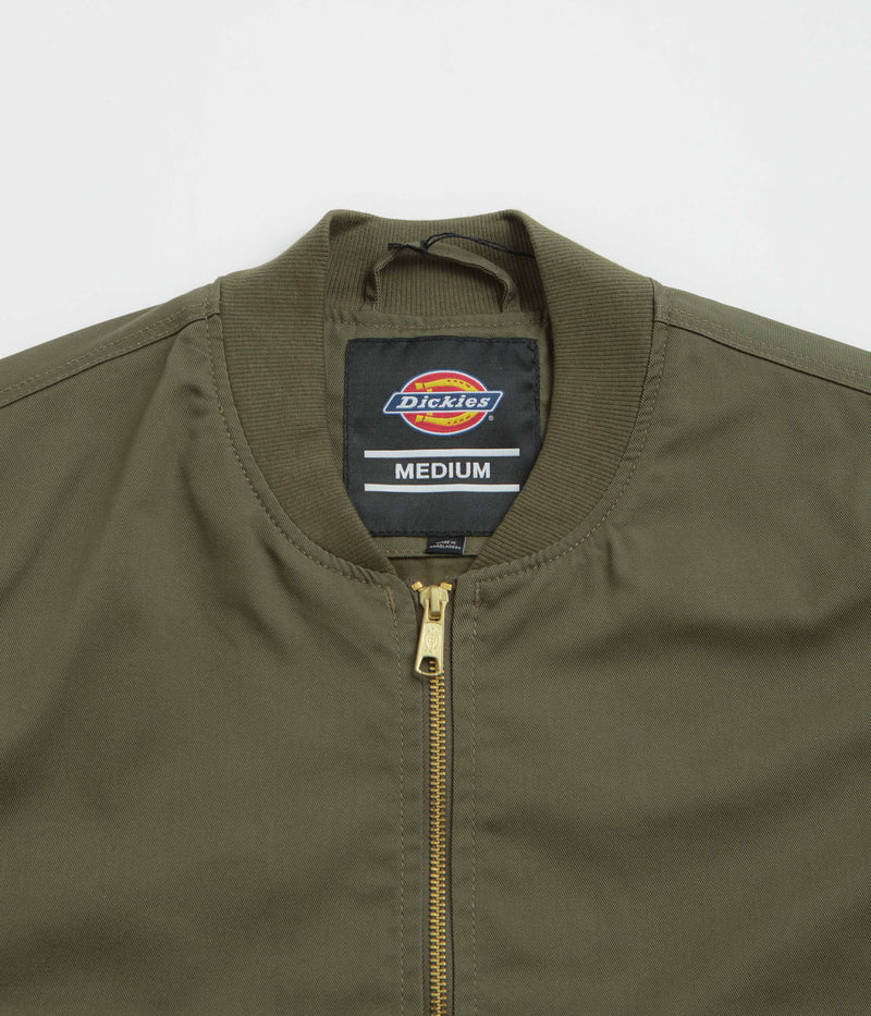 Dickies Hughson Jacket in Dark Olive and Dark Olive