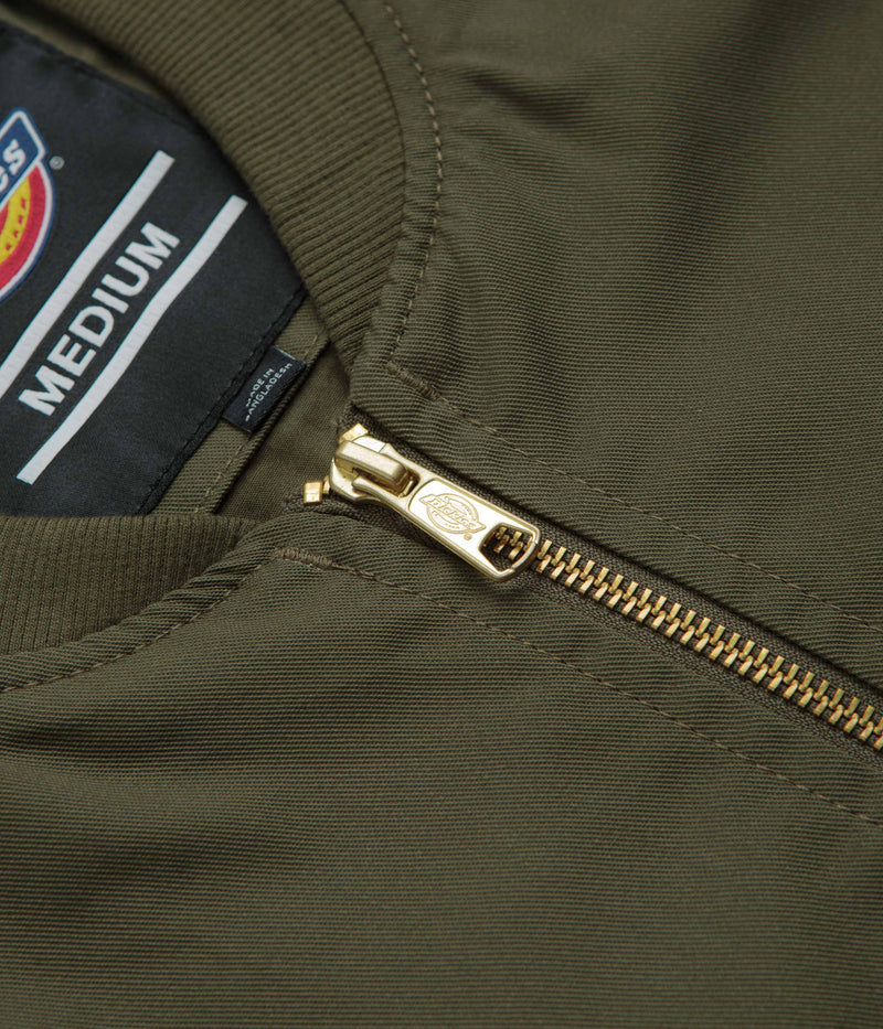Dickies Hughson Jacket in Dark Olive and Dark Olive