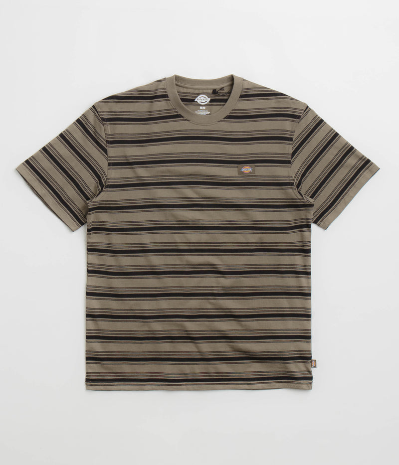 Dickies Stevensville Stripe T-Shirt in Mushroom