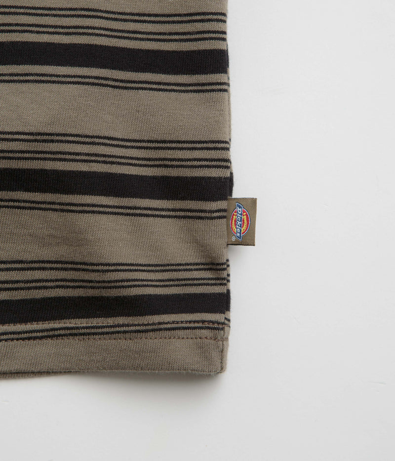 Dickies Stevensville Stripe T-Shirt in Mushroom