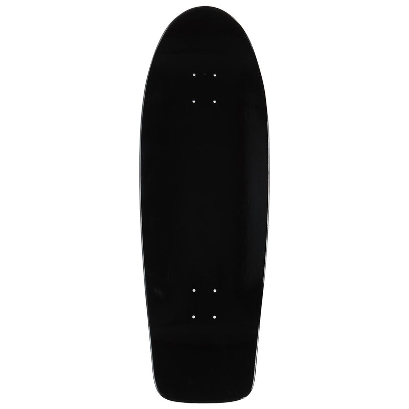 Dogtown Cross Logo 70s Rider Skateboard Deck - Gloss Black/Metallic Red Cross - 10.00"