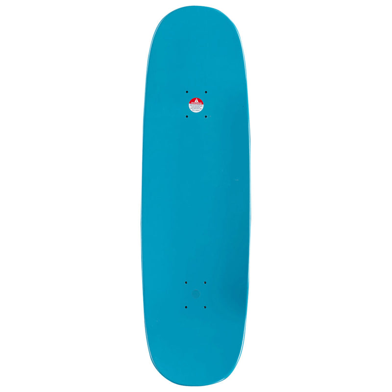 Dogtown Rat Face 2 Square Egg Skateboard Deck - Neon Blue - 9.383"
