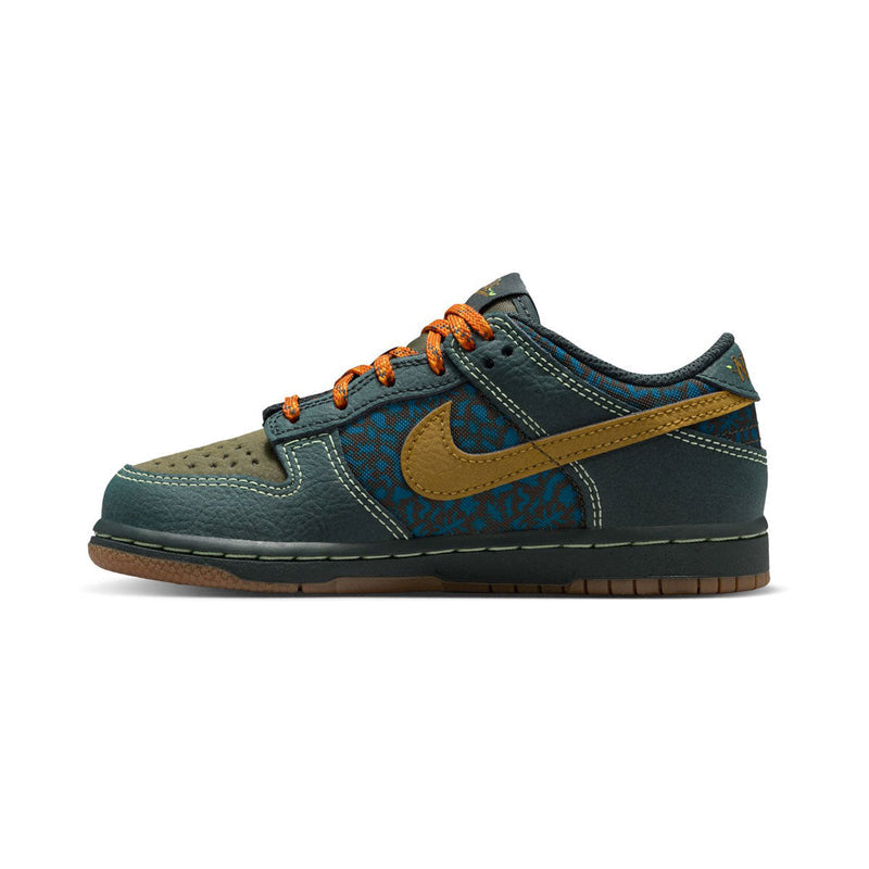 Dunk Low 'Seaweed Ochre Khaki' Little Kids' Shoes