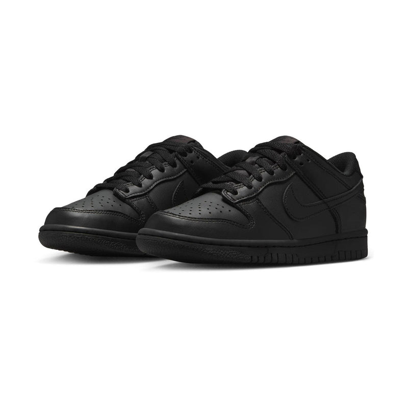 Dunk Low 'Triple Black' Big Kids' Shoes