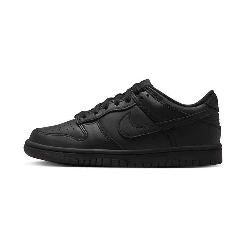 Dunk Low 'Triple Black' Big Kids' Shoes